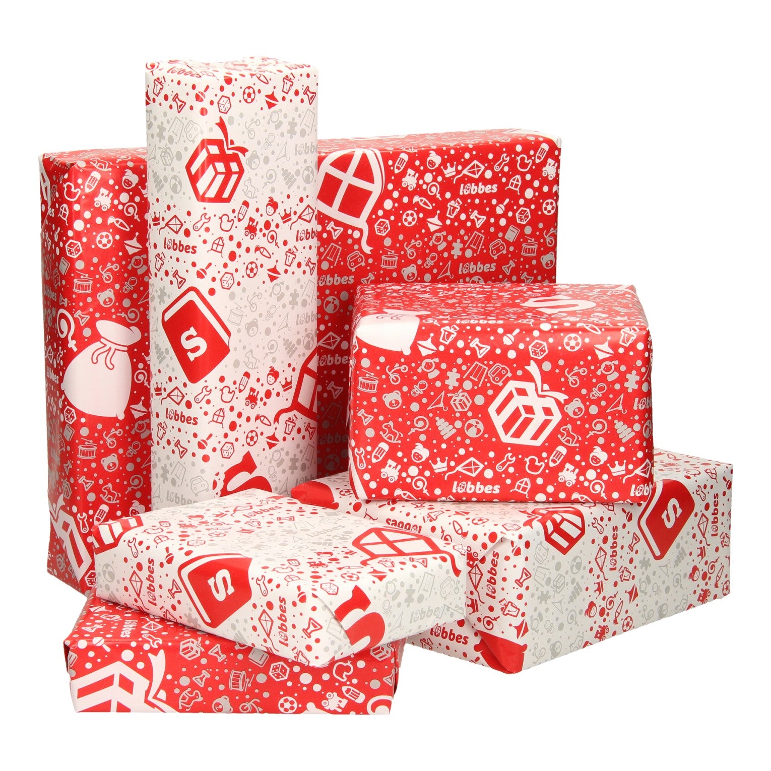 Lobbes Sinterklaas Wickpapier, 5mtr