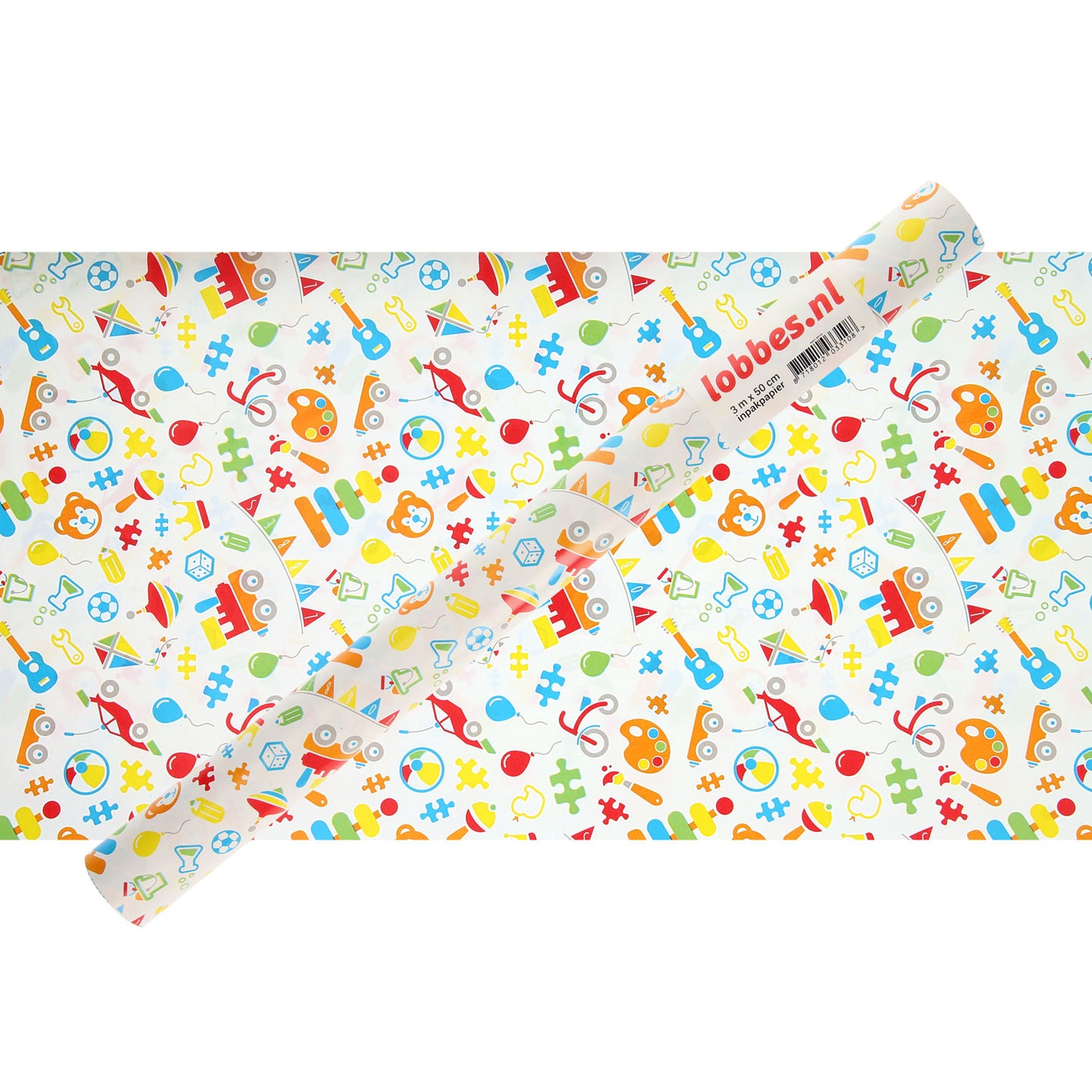 Lobbes Geschenkpapierspielzeug, 3 mtr