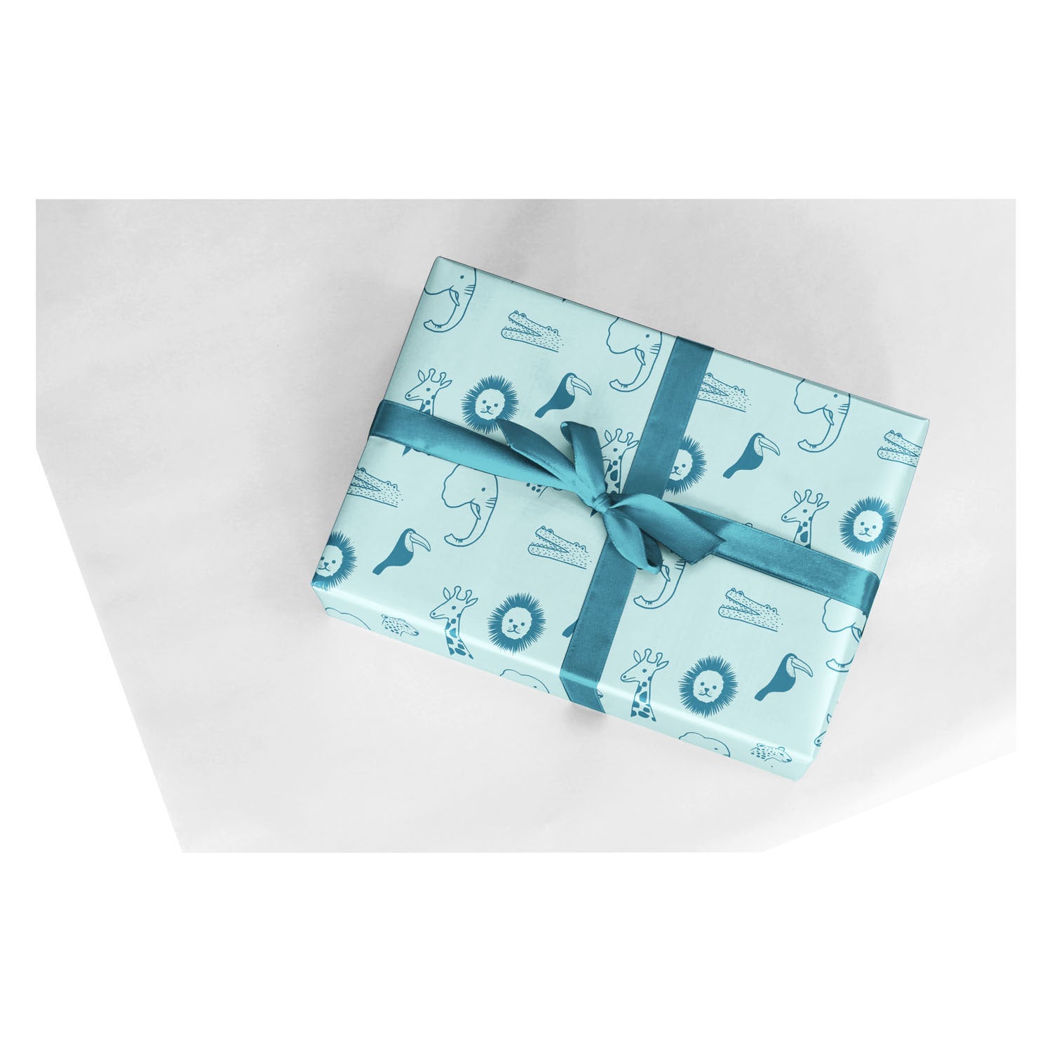 Rotolux -Verpackungspapier Wildtiere, 3 Meter.