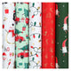Geschenkpapier Weihnachtskollektion, 50 Rollen