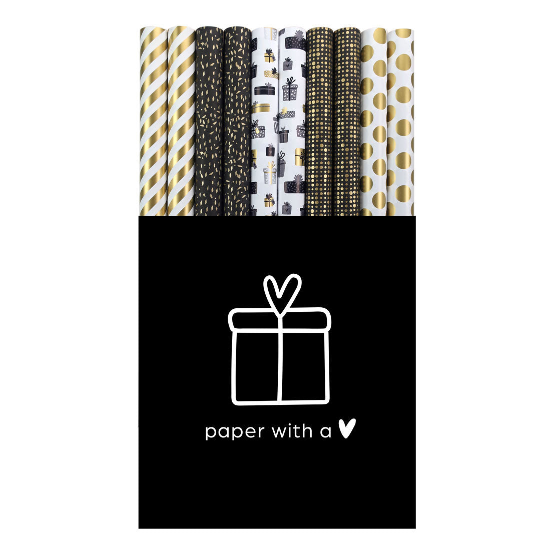 Geschenkpapierpapierkollektion für Geschenkpapier, 50 Rollen