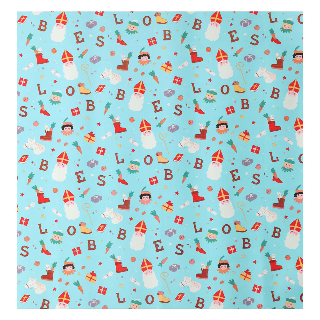 Lobbes Sinterklaas Wickpapier, 5mtr.