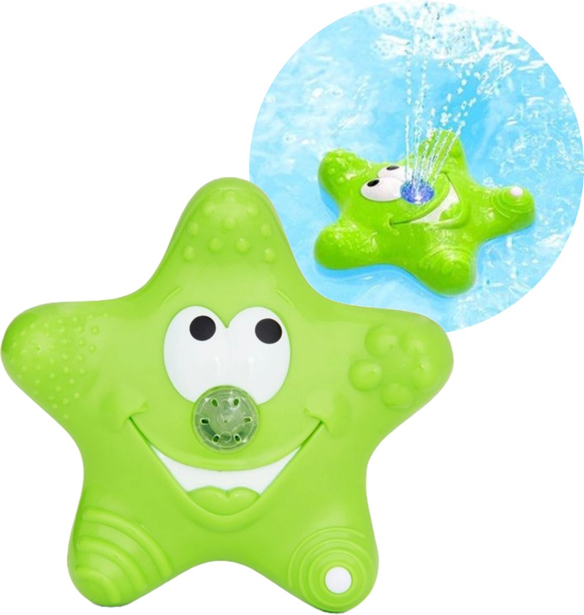 Munchkin Badespielzeug, sternförmige Sprühfontäne – Badespielzeug für Jungen und Mädchen – leuchtet! - ab 12 Monaten - sprüht und spritzt Wasser