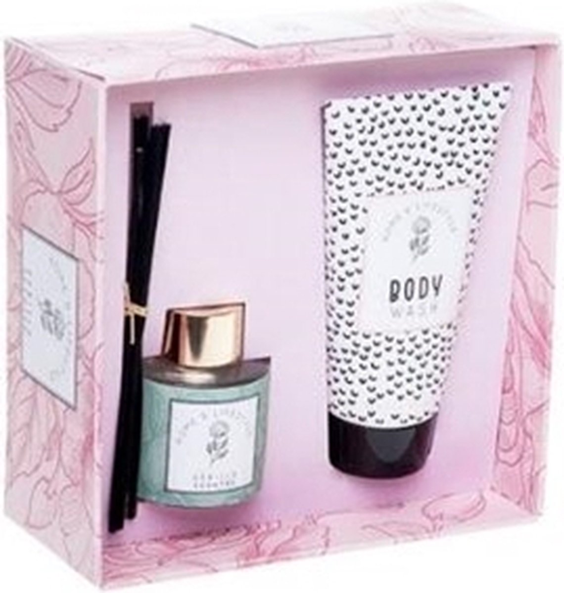 Source Balance Geschenkset Vanille-Duftstäbchen 120 ml + Duschgel 50 ml 1 Set