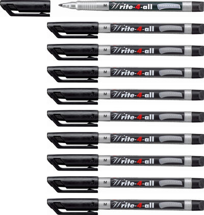 Stabilo write-4-all – Permanentmarker – mittel 1,0 mm – Karton mit 10 Stück