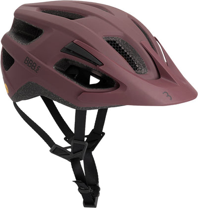 BBB Cycling Dune Mips 3.0 Fidlock Fahrradhelm Erwachsene – MTB-Helm Rennradhelm – Fahrradhelm – Fahrradhelm Damen – Fahrradhelm Herren – matt dunkelrot Größe M (55–58 cm) – BHE-23