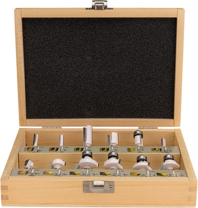 Makita Zubehör Fräser-Set 12-teilig 6 mm – D-57065 – D-57065