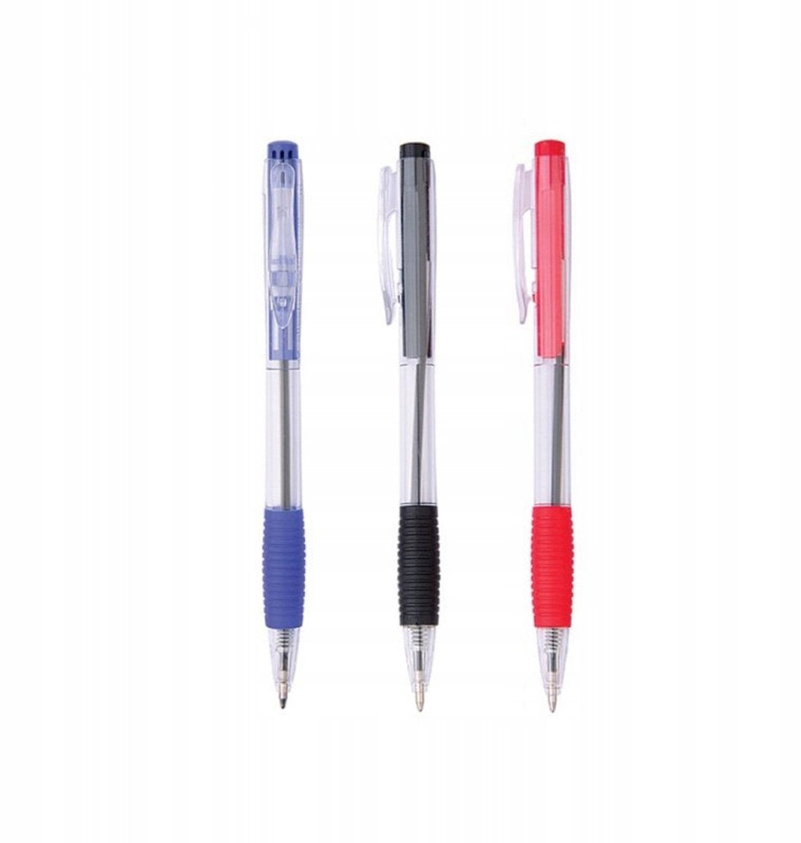 Roter automatischer Stift für Büroprodukte, wasserfest, 0,5-mm-Linie, ergonomisch