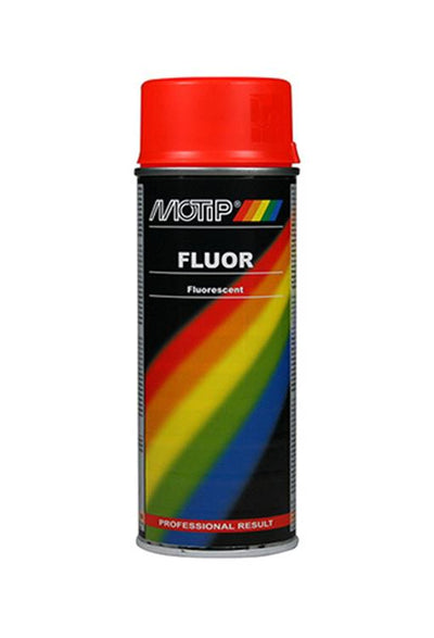 Motip 1051388 - Fluoreszierender Lack rot-orange Spraydose 400 ml | 1 Stk