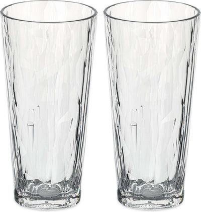 Koziol - Superglasclub Nr. 19 Glas 250 ml 2er-Set - Thermoplast - transparent -