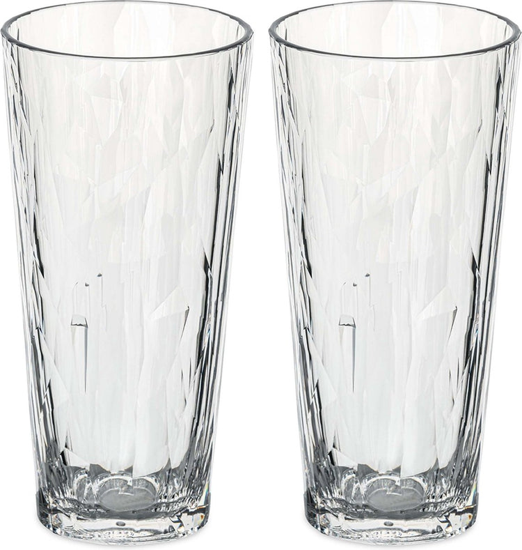 Koziol - Superglasclub Nr. 19 Glas 250 ml 2er-Set - Thermoplast - transparent -