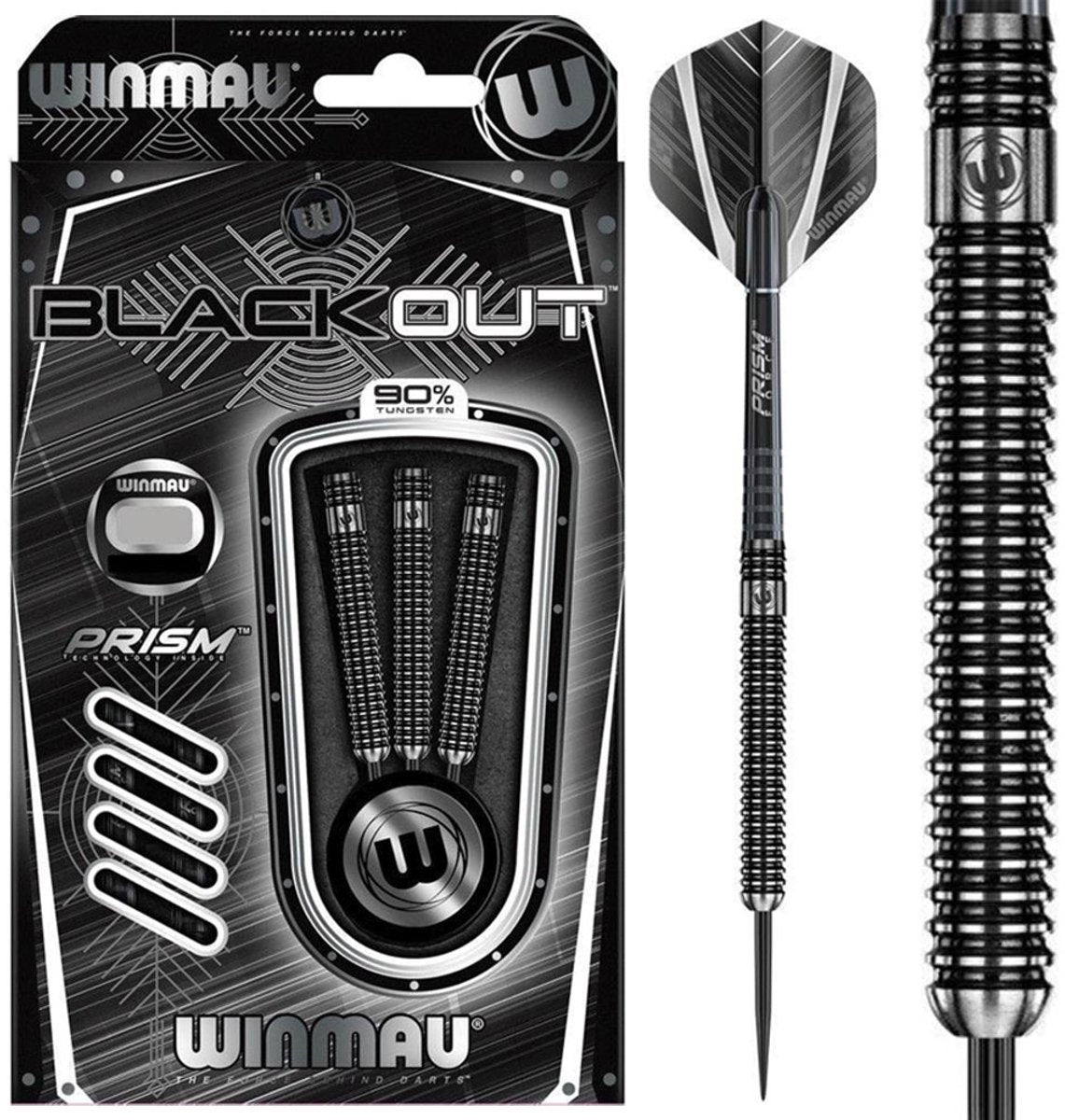 Winmau Blackout 1 90 % 26 Gramm – Dartpfeile