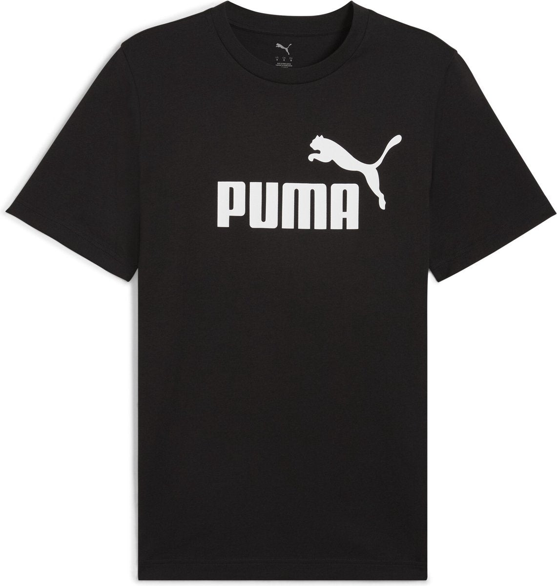 Puma ess Nr. 1 Logo Tee Herren T-Shirt – Schwarz