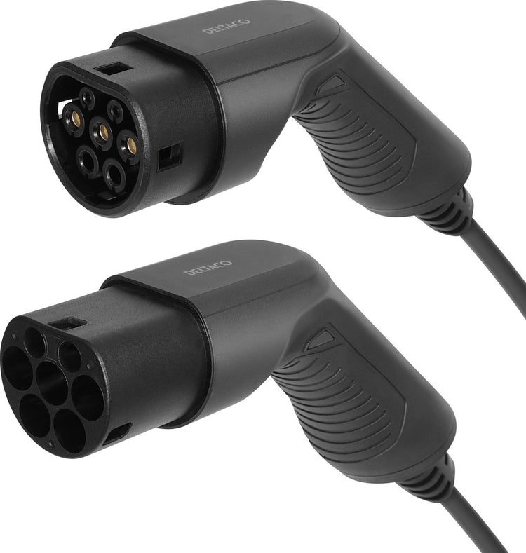 Deltaco e-charge ev-3215-s Ladekabel Elektro- oder Plug-in-Hybridauto – Typ 2 – 16a 11 kW