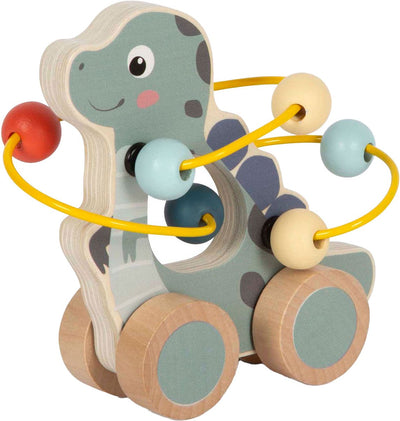 Kleiner Fuß Holzschub Figur Motor Skirs Spiraler Dino
