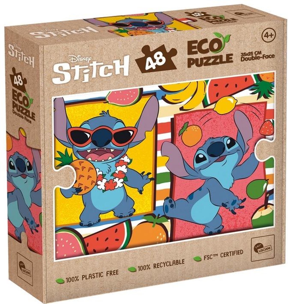 Lisciani Disney Öko-Puzzle Mini df 48 Stiche