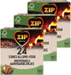 ZIP-Feueranzünder 72 Stück – Kamin-BBQ-Würfel – einzeln verpackt – braune Feueranzünder – natürlich und geruchlos – 3 x 24 Stück