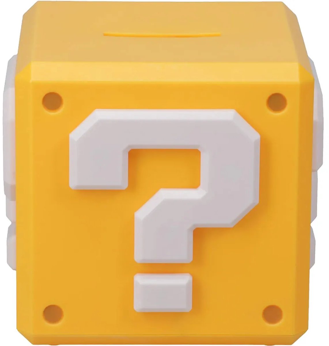 Paladone Super Mario Frageblock-Spardose – offiziell lizenzierte Nintendo-Spardose, 12 cm