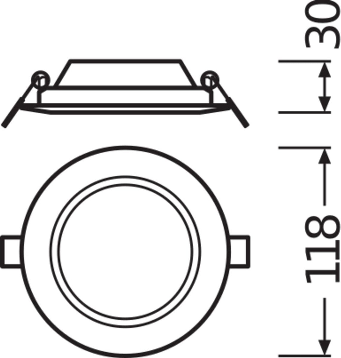 Ledvance Downlight Slim Downlight Spotlight Flutlicht – 4058075078994 – e3aur