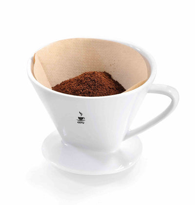 Gefu Sandro Kaffeefilter Größe 1 – Porzellan – für 1 bis 2 Tassen Slow Coffee