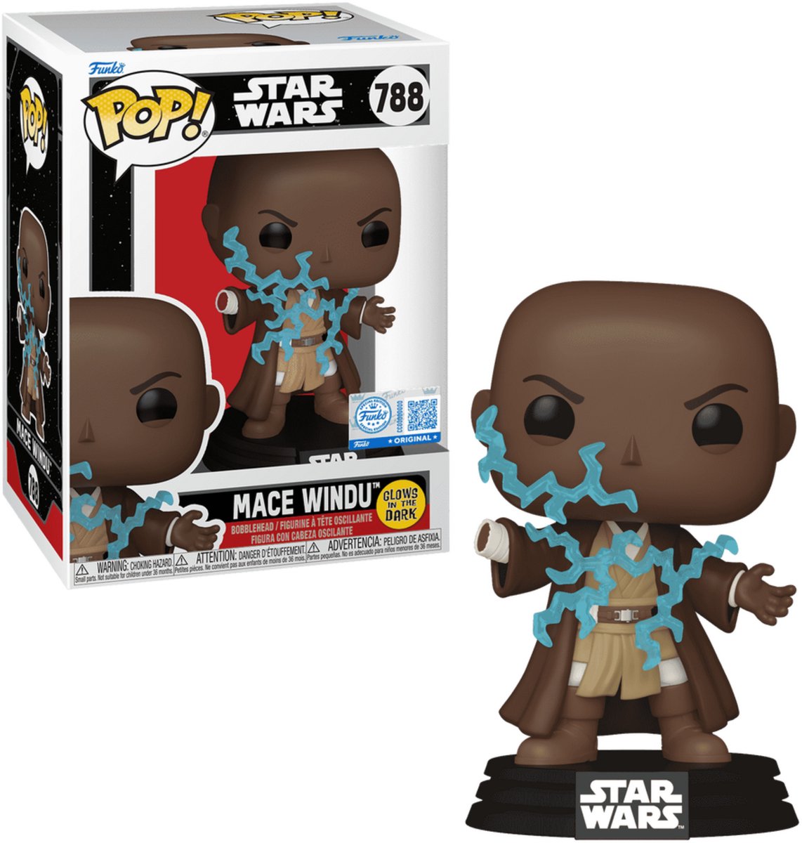 Funko-Pop! Star Wars 788 Mace Windu exklusiv