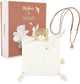 Kaloo Home – Baby-Geschenkset – Kuscheltuch und Halskette – Farbe Creme