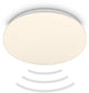 B.k.licht briloner - LED-Badezimmerlampe - Badezimmerbeleuchtung mit Bewegungsmelder - Deckenlampe mit warmweißem Licht - ø27 x 6,5 cm