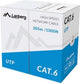 Lanberg lc-6utp-305m-gy – Netzwerkkabel Cat6 UTP 305 m Rolle grau (solides Cu, CPR, Fluke bestanden)