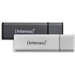 USB-Stick Intenso Duo Pack 32 GB Anthrazit, Silber