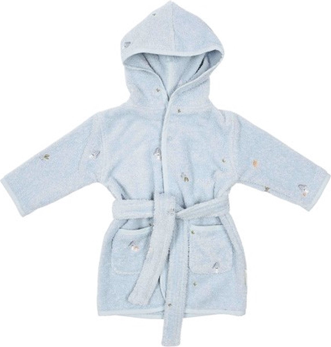 Little Dutch Bademantel – Blau – Größe 86 92 – Waldfreunde