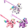 Traumpferd Einhorn Plüsch zum Stiel