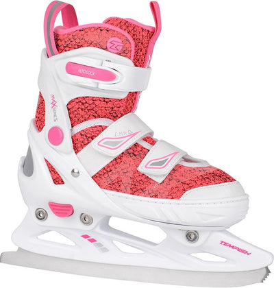 Tempish – Enbo Duo – Eishockey-Schlittschuhe – Kinder-Schlittschuhe – Rosa – verstellbare Passform, Komfortfutter – Größe EU 33–36