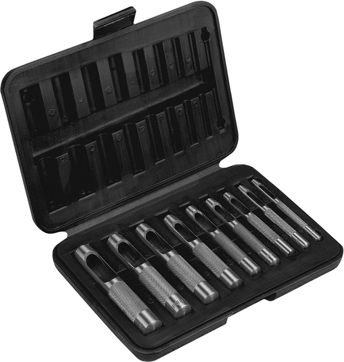 Topex Hohlrohrset 9 Stück 3-12mm
