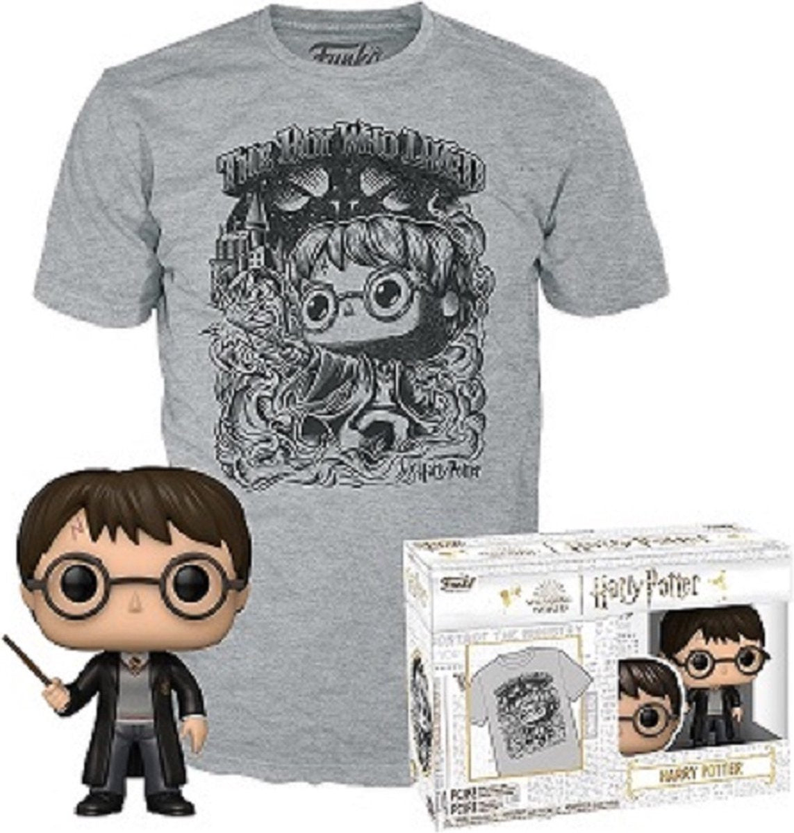 Funko-Pop! Filme: Harry Potter Tee Box #162 Metallic-Effekt – Größe XL