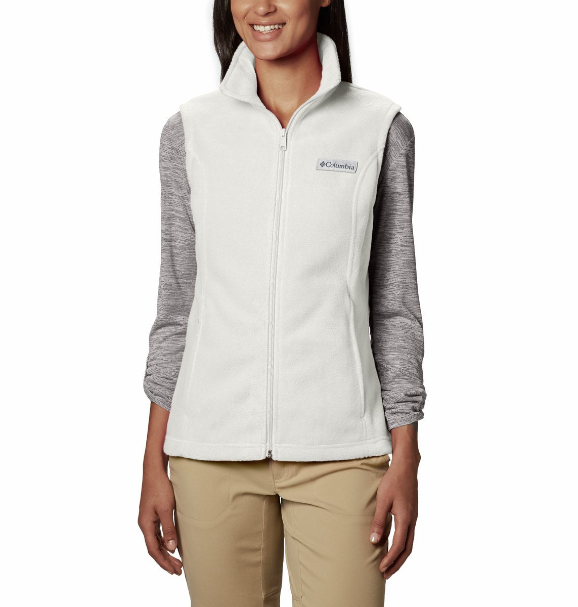 Columbia Benton Springs™ Vest Damen Outdoorweste – Sea Salt
