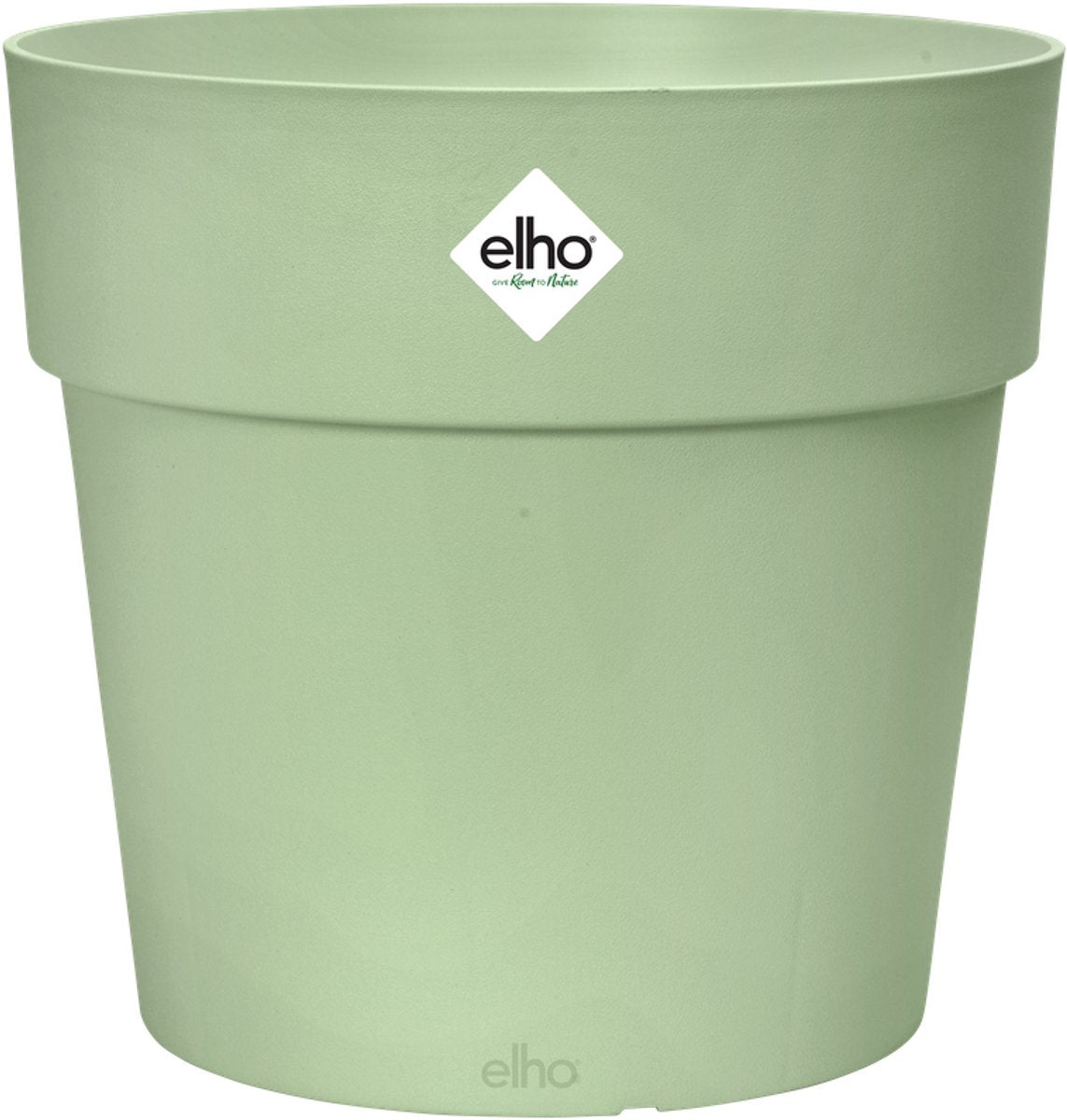 Elho Vibia Straight Round 47 – großer Blumentopf für den Außenbereich – 100 % recycelter Kunststoff – ø 47,0 x H 44,4 cm – Pistaziengrün