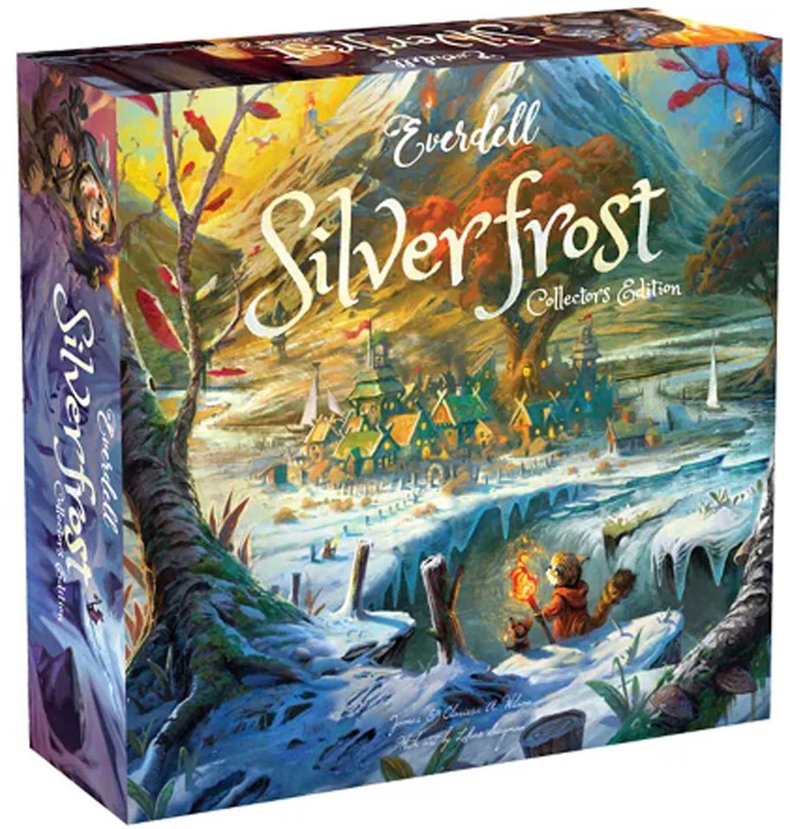 Asmodee Brettspiel Everdell Silverfrost Essentials Edition Strategie.
