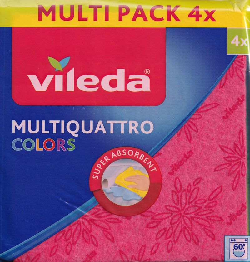 Vileda 1064626 - Multiquattro-Tuch 4St. | 28 Stück