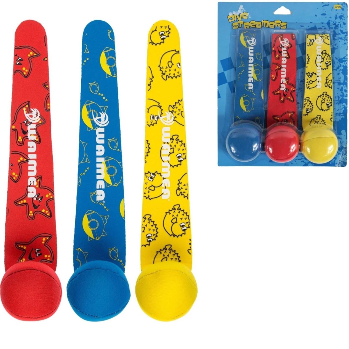 Waimea Tauchluftschlangen 28 cm 3er-Set