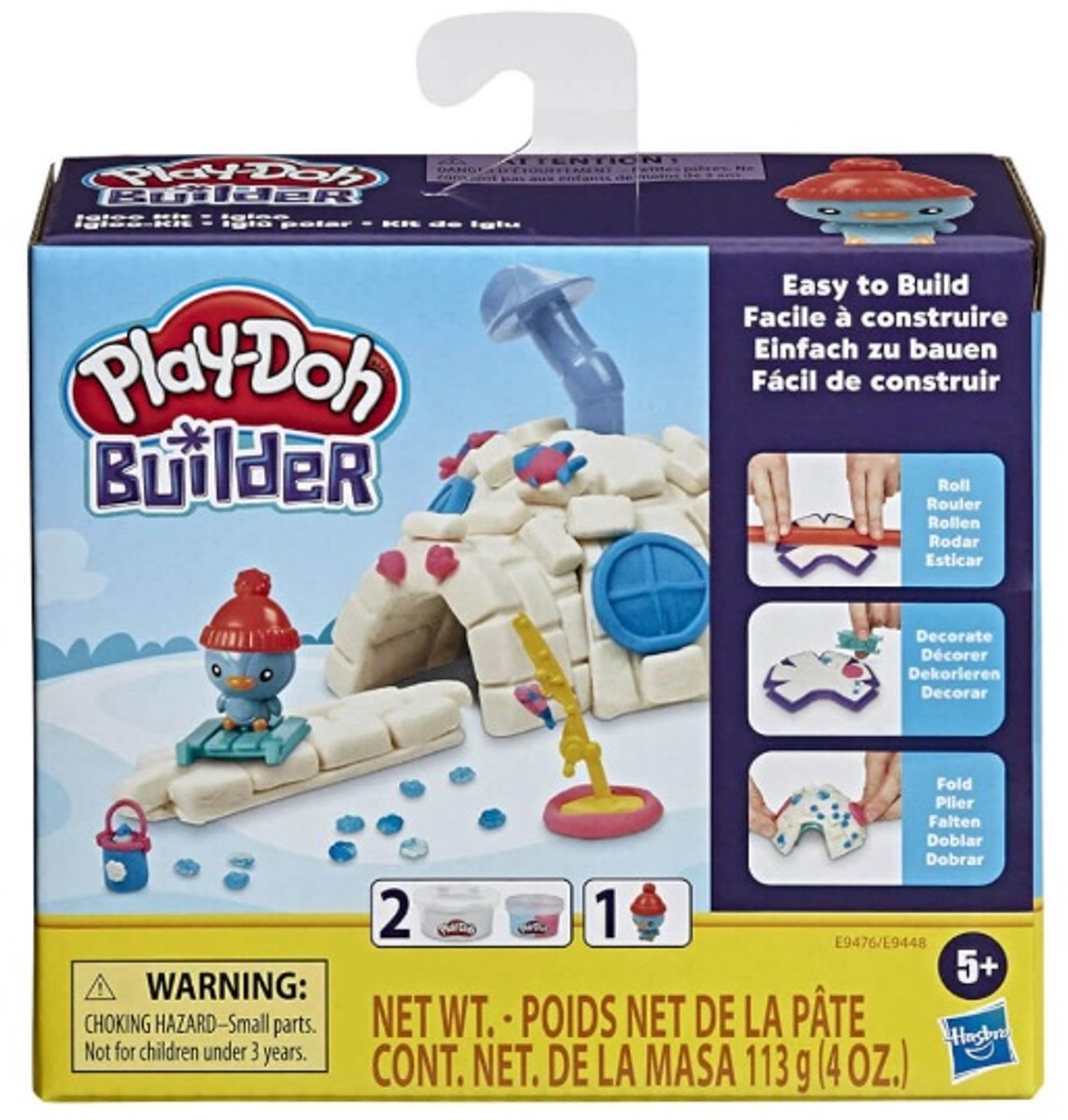Play-Doh-Ton-Set, Mini-Iglu zum Bauen
