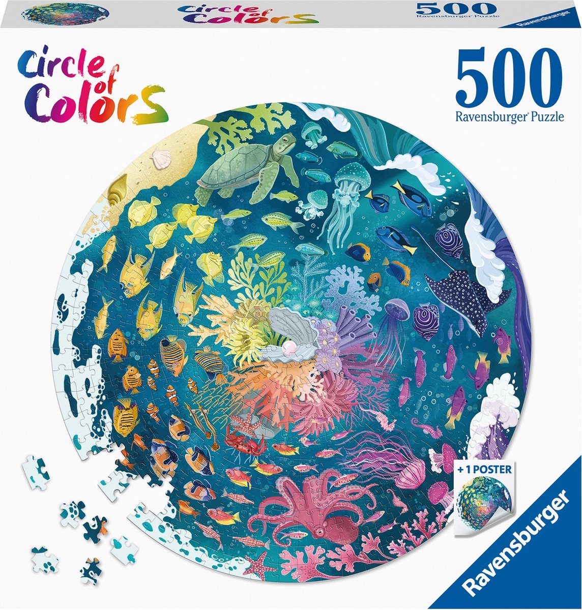 Ravensburger Circle of Colors Rätsel Ozean, 500st.