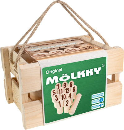 Taktischer Mölkky Original in Aufbewahrungsbox