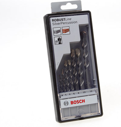 Bosch Robust Line Silver Schlagbetonbohrer-Set – 7-teilig