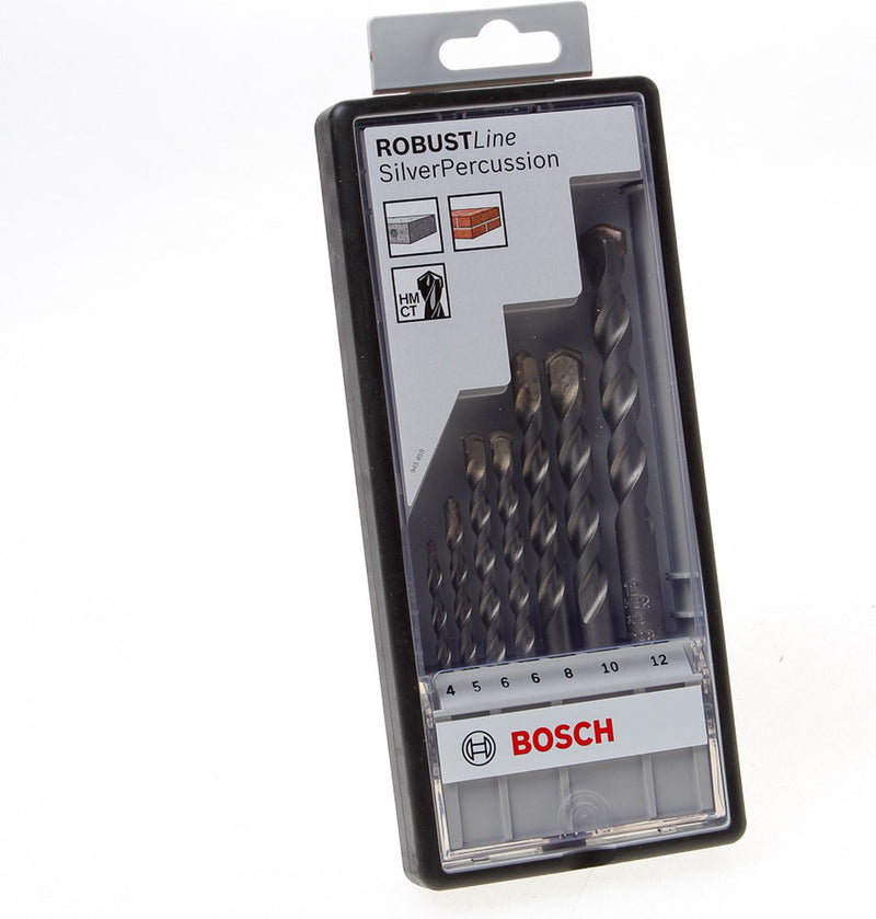 Bosch Robust Line Silver Schlagbetonbohrer-Set – 7-teilig