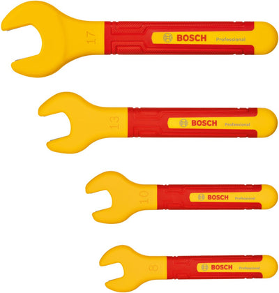 Bosch Professional - VDE-Maulschlüsselsatz - 8 - 10 - 13 und 17 mm