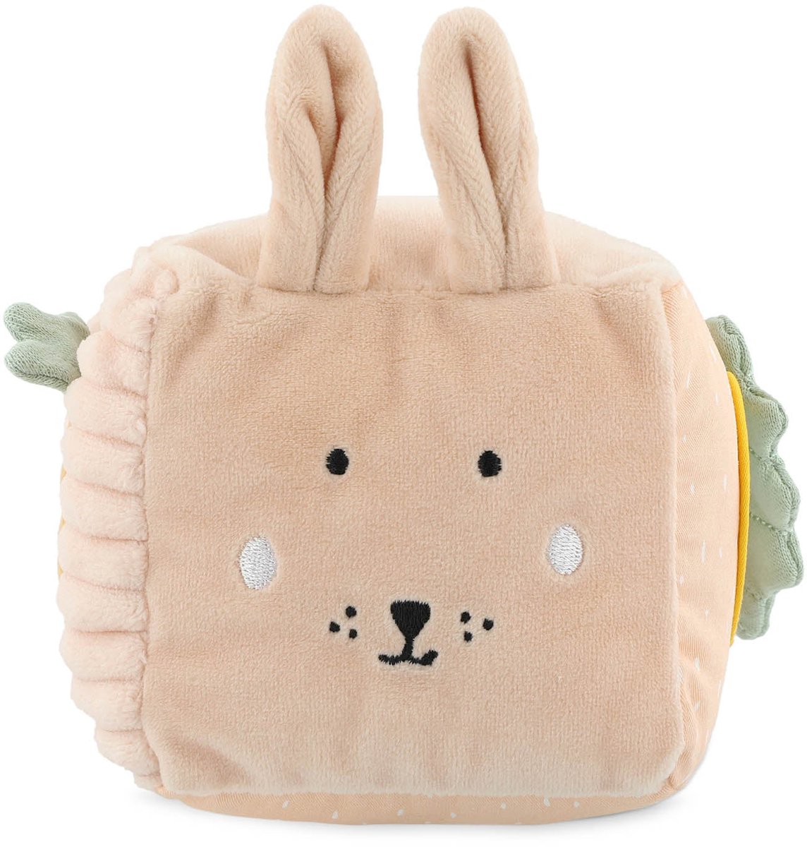 Trixie activiteitenkubus mrs. rabbit – houten motoriekspeelgoed van fsc® hout
