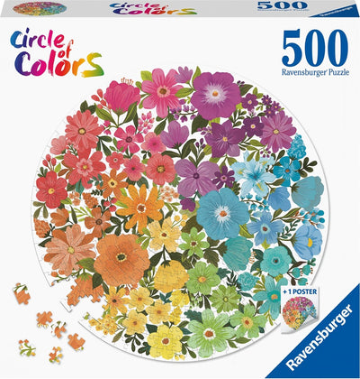 Ravensburger -Farbenkreis Rätsel Blumen, 500st.