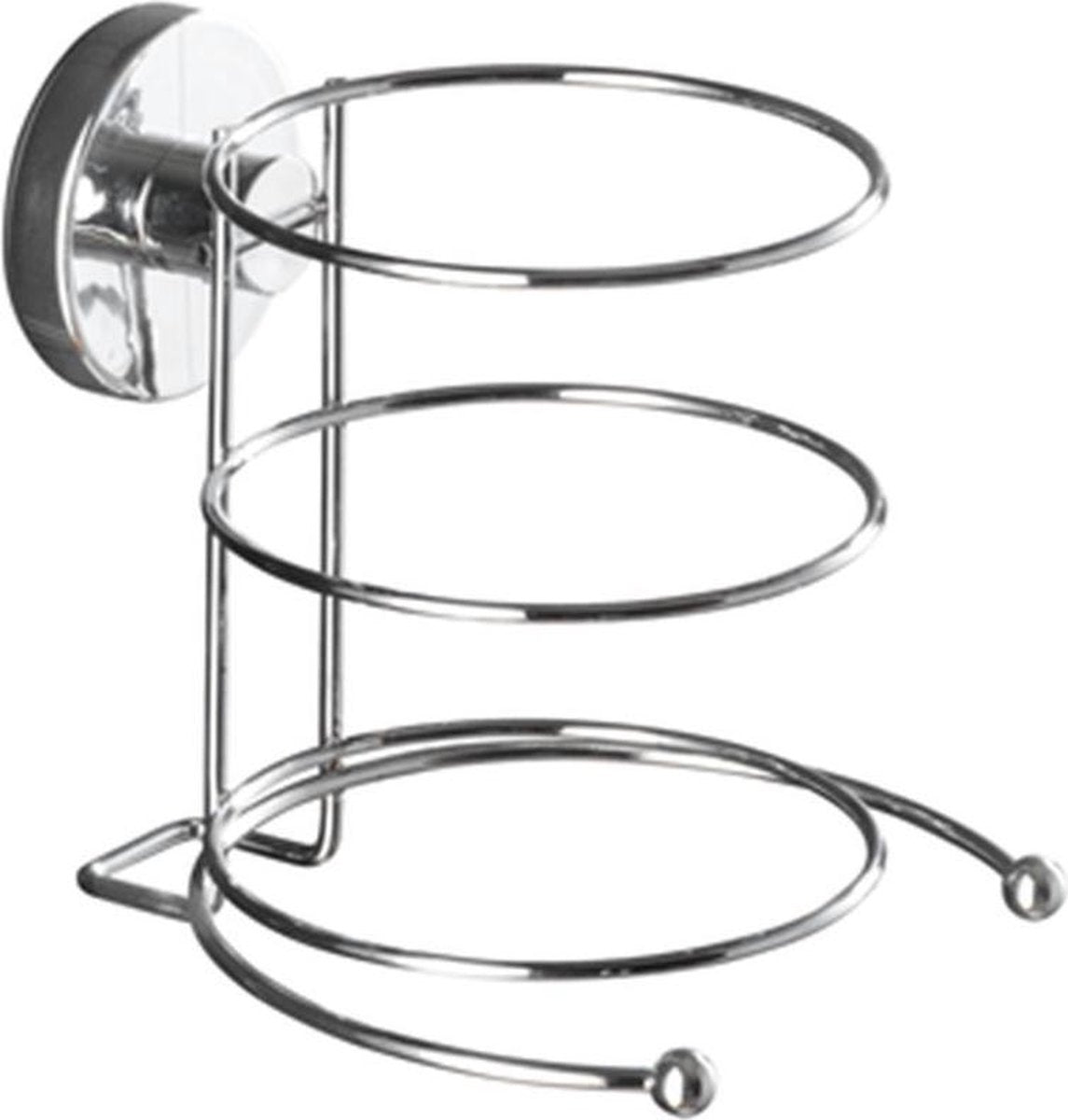 Wenko Vacuum-Loc Haartrocknerhalter Milazzo Chrom – Montage ohne Bohren