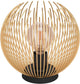 Eglo Venezuela Tischlampe - E27 - ø 23,5 cm - Goldschwarz