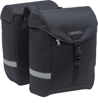 Cameo Sports Doppel-Fahrradtasche Schwarz 28L
